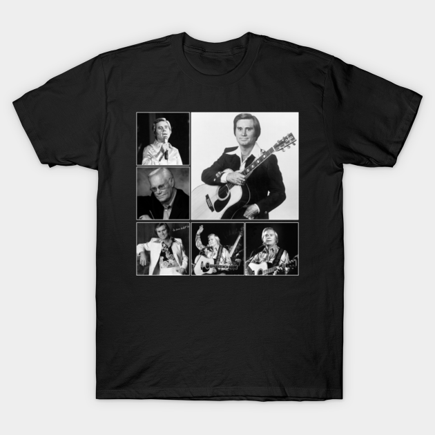 george tshirts black